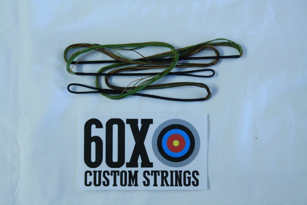 60X Custom Strings 41" 14 Strand Camo Dacron B50 Teardrop Bowstrings Bow String