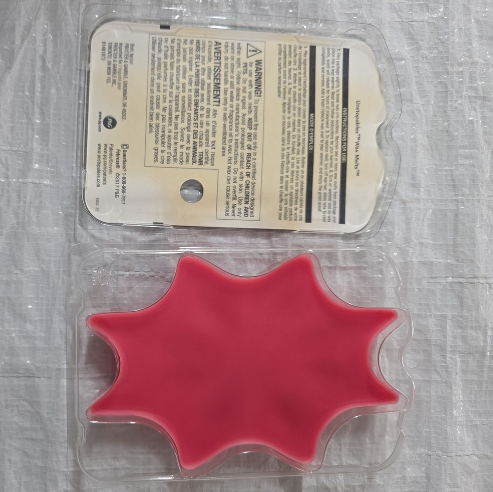 Febreze Unstopables Wax Melts Shimmer Scent Rare HTF