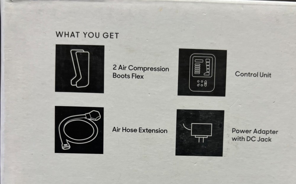 Sharper Image Air Compression Boots Flex Leg Recovery System - Multiple Sizes!