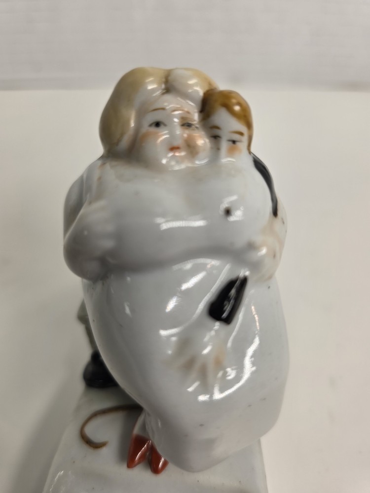 Vintage Ceramic Ring Dish Holder Fat Lady