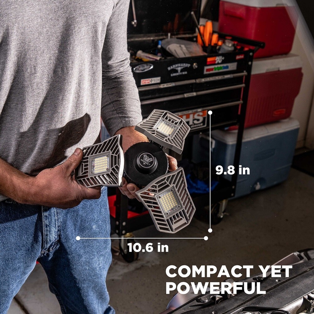 Three Led Garage Light- Adjustable light-Basement led Light