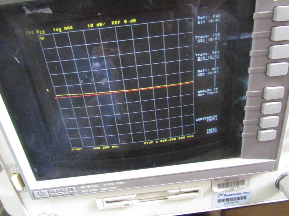 HP Agilent 8753D Network Analyzer 300kHz-3GHz