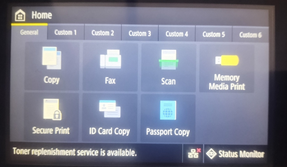 Canon imageCLASS MF465dw Multi-function Laser Printer monochrome low page count