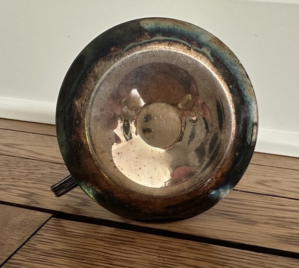 Vintage Silver Plated Wax Jack