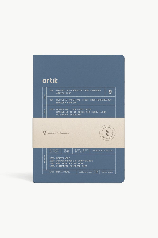 Artik A5 Notebook in Lavender - Plain - NEW