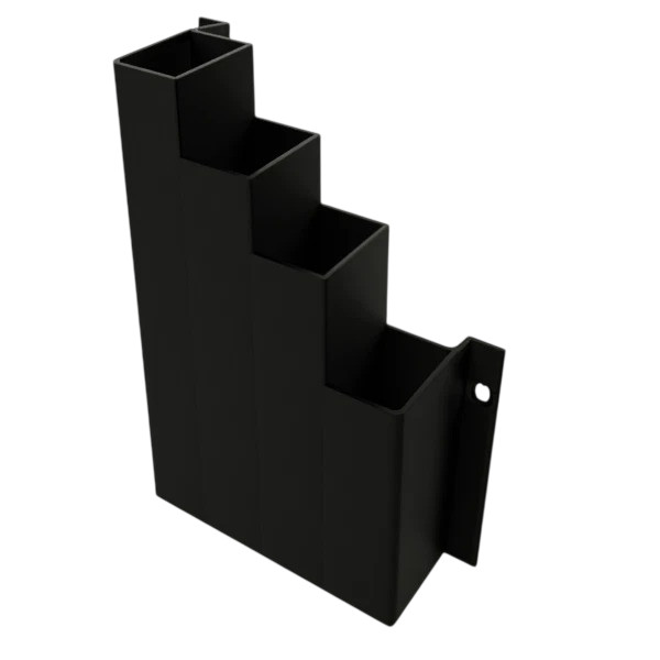 Large Black Cable Tie Holder Zip Tie Storage Rack Wall Mount Organizer