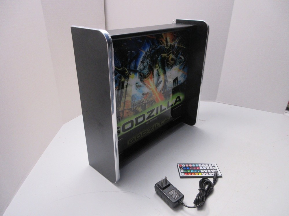 Godzilla Pinball Head LED Display light box