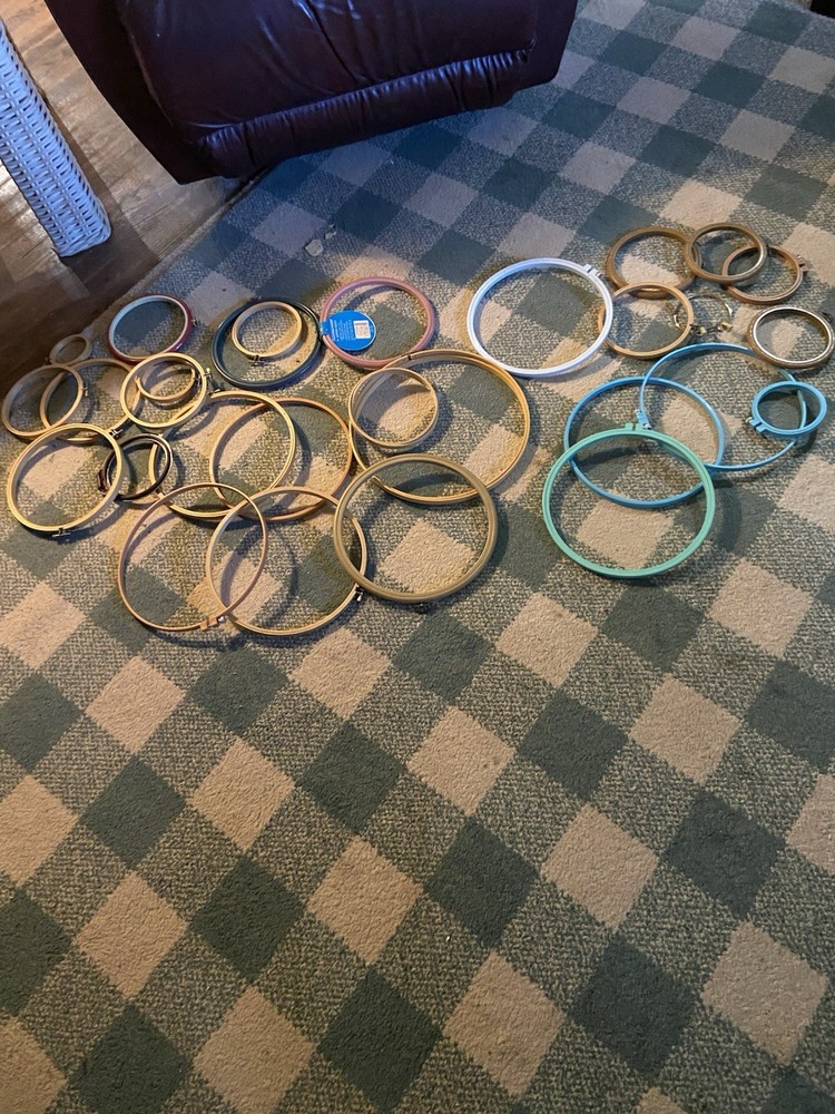 Embroidery HOOPS All Sized About 28