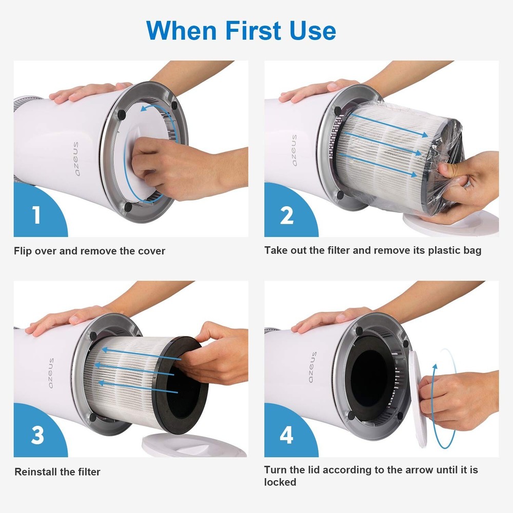 Air Purifier for Large Rooms (C8 filter)
