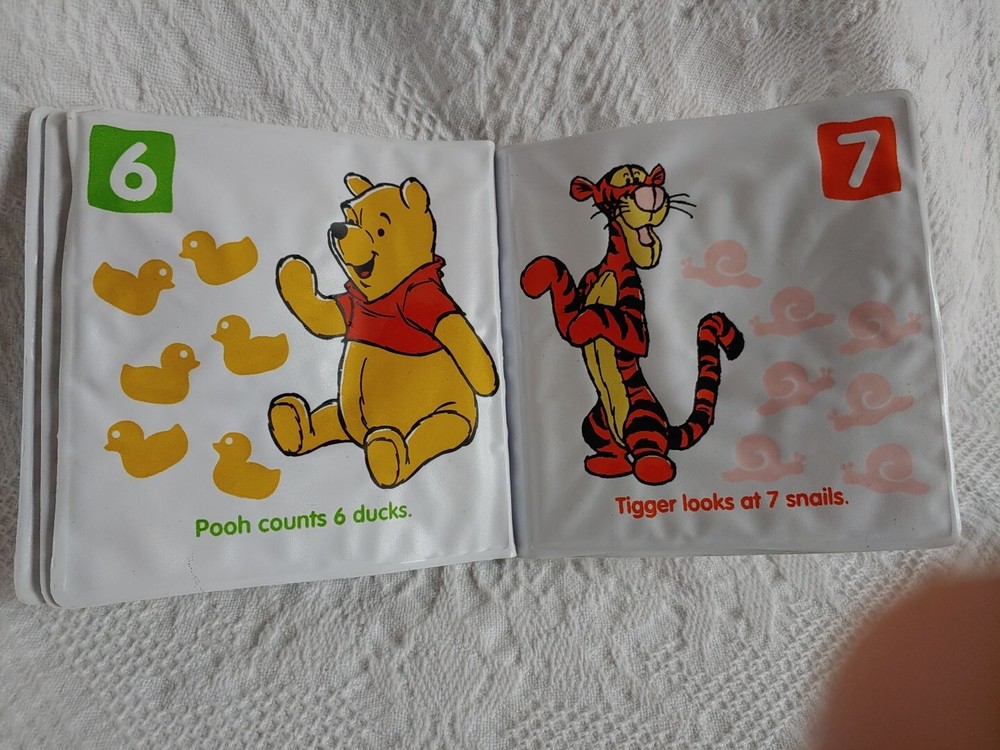 Winnie The Pooh's First Numbers Soft Bath Book Plastic