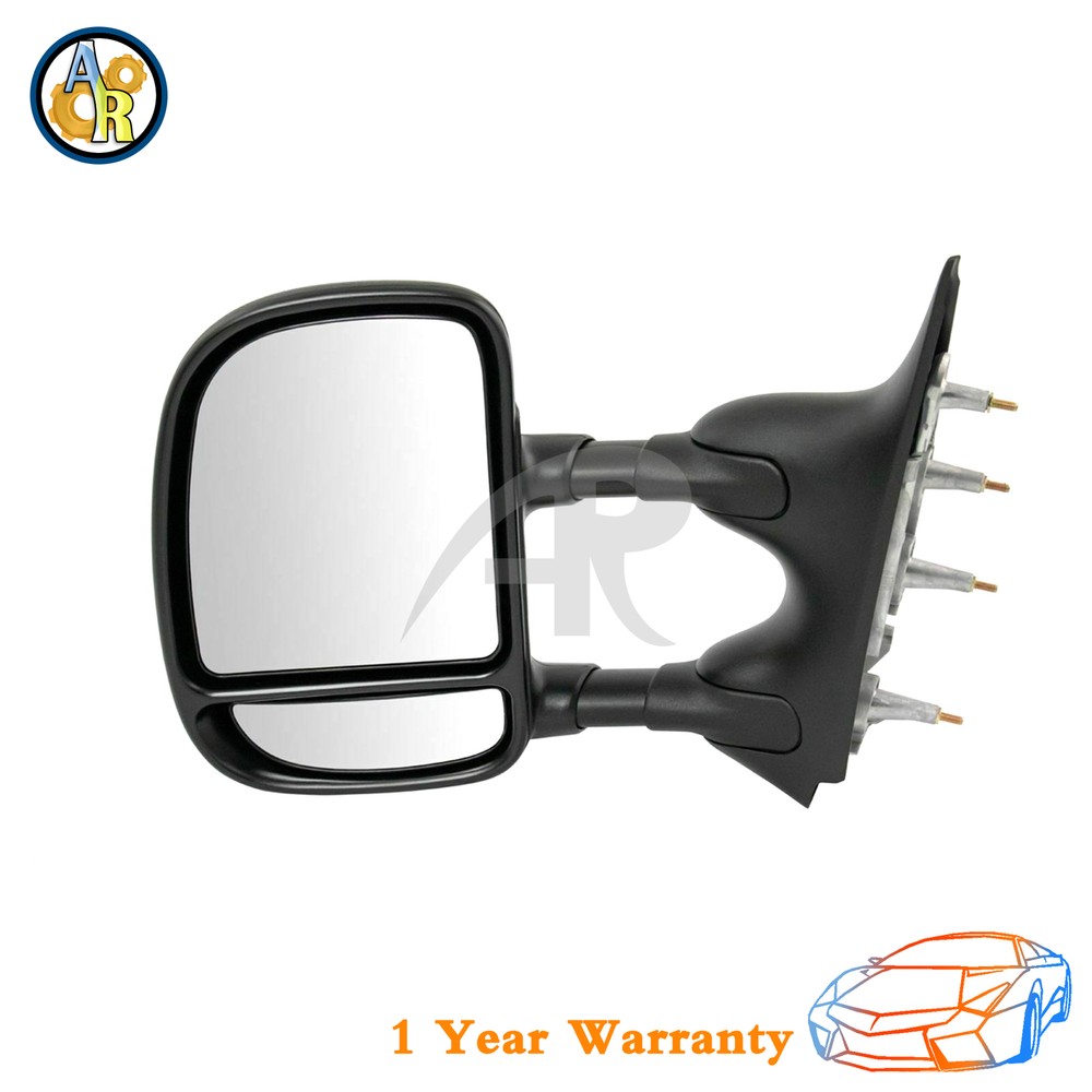 ★Pair Manual Tow Telescopic Side Mirror For 2003-2016 Ford E-350 Super Duty