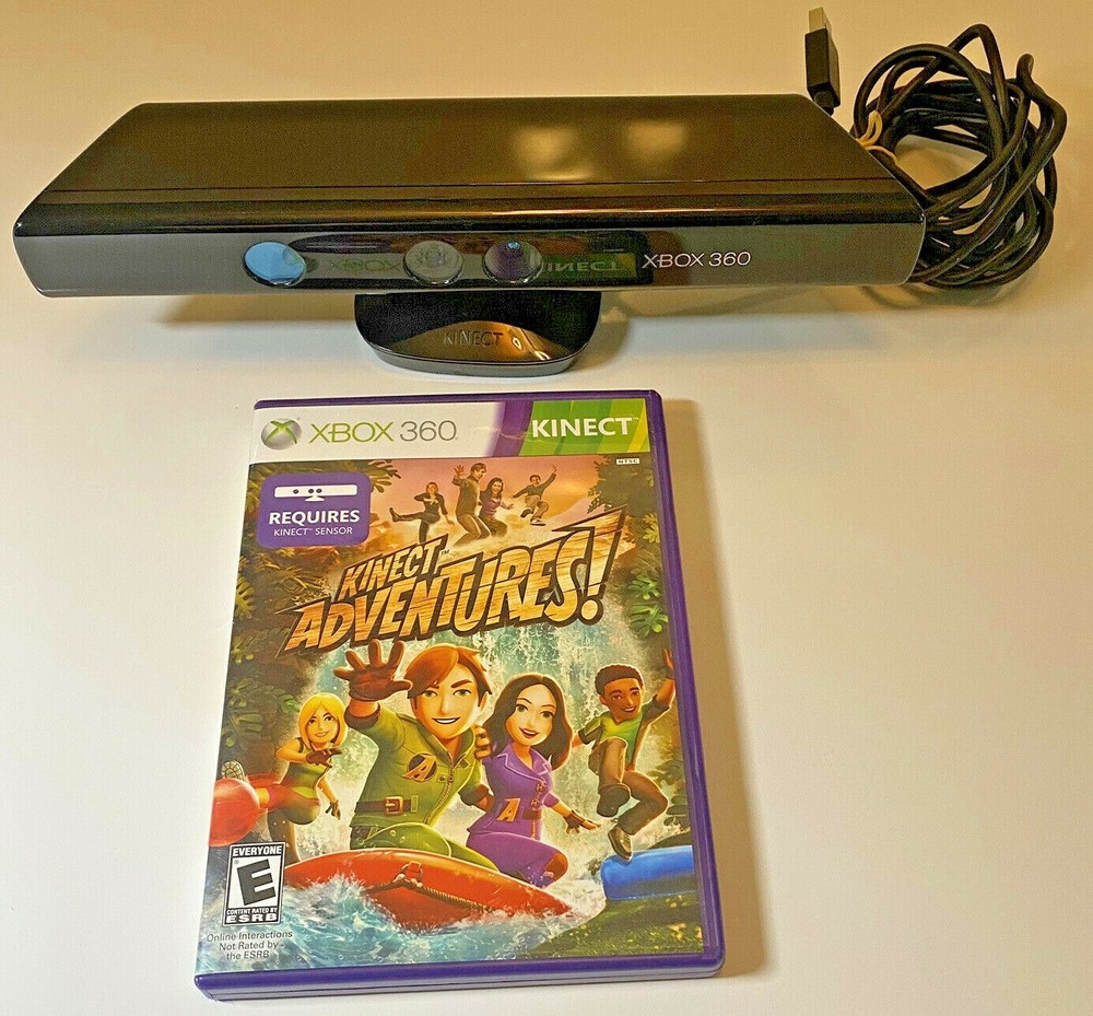 Microsoft XBOX 360 Kinect  Motion Sensor 1 Game  Kinect Adventures