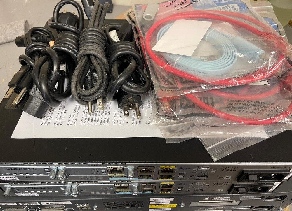 Custom Cisco CCNA CCNP Lab KIT 2600 Series Routers