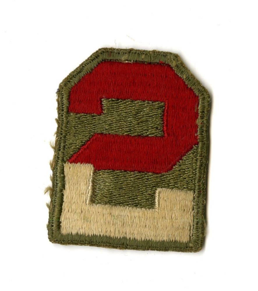 Second Army White Back Patch WWII Vintage Ranger School Training