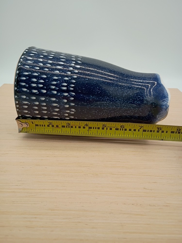 Sheffield Home Neutrals Small Pitcher 8" Ceramic Blue And White