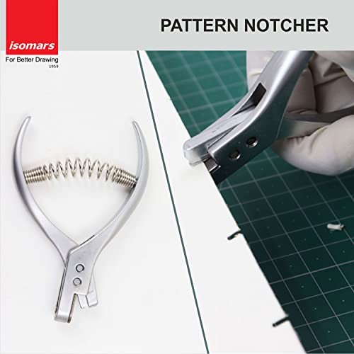 Pattern Master Set Pattern Notcher Gridding Scale 18" Tailoring Drafting Kit Too