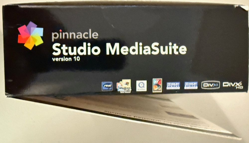Pinnacle Studio MediaSuite Version 10 - PREOWNED; never used / loaded