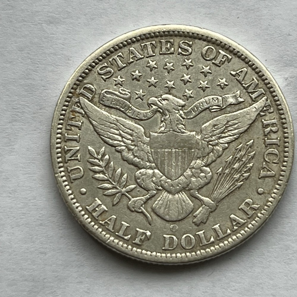 1895 O Barber Half Dollar VF + / XF