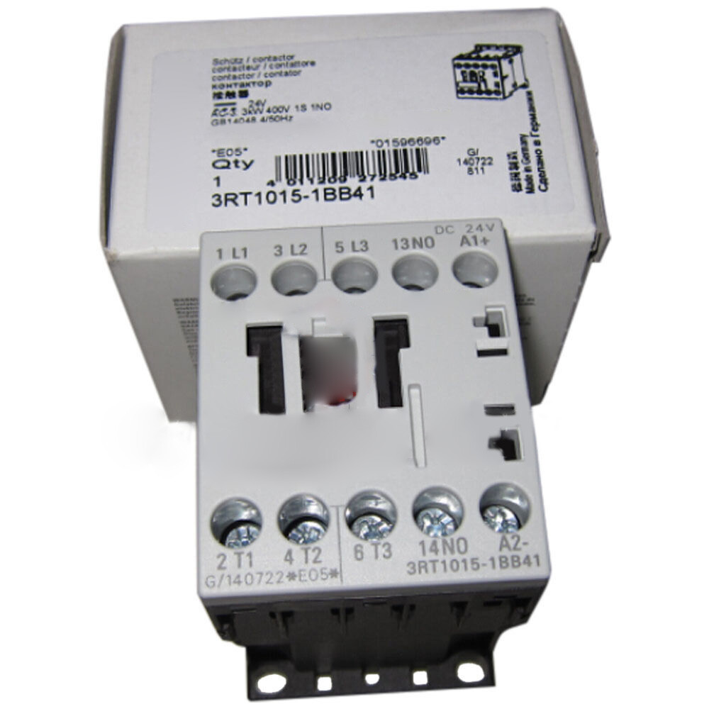 For Siemens 3RT1015-1BB41 24V DC 3-pole Contactor In Box