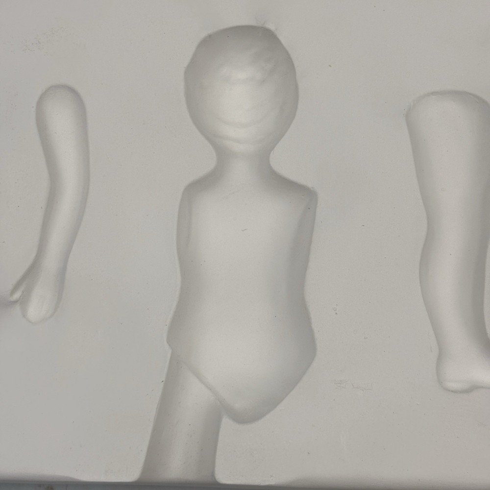 Bil-Mac 1103 Vintage Ceramic Doll Slip Casting Mold Lady