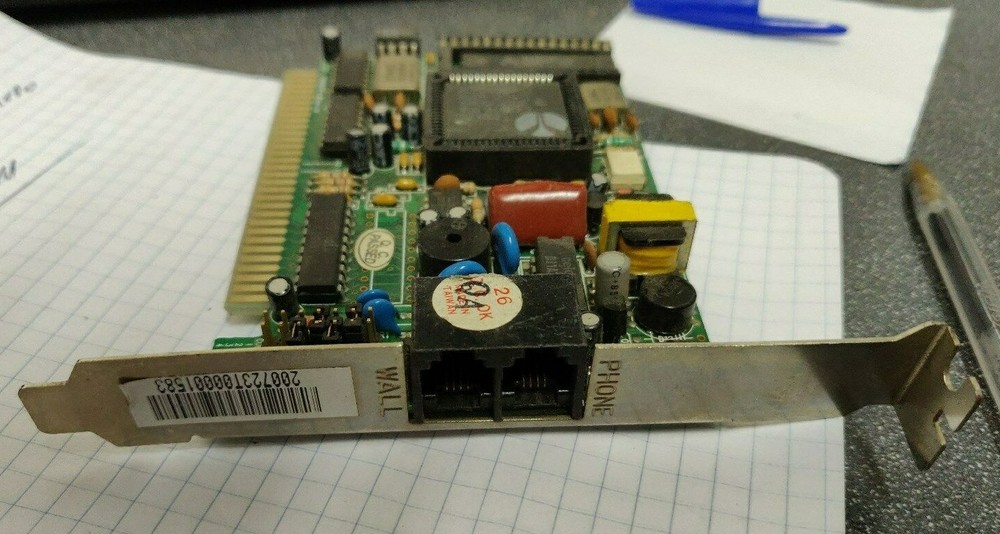 Dynamode 144ATB-B Rev 1.1 14.4 Kbps ISA FAX / Modem Card