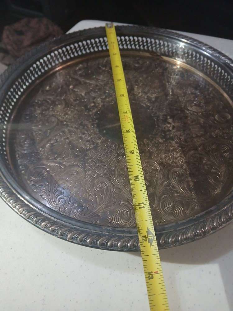 vintage silver plated serving dishes lot