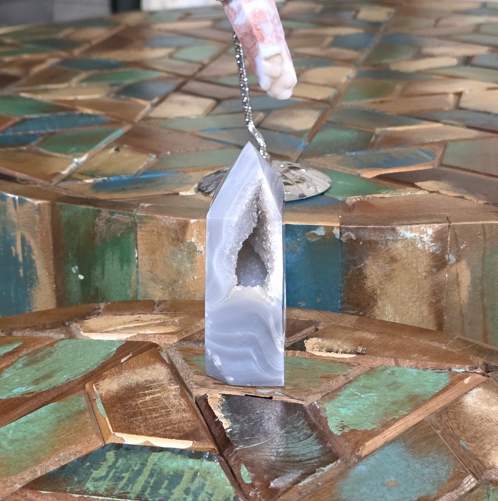 Agate Geode Tower- WYSIWYG