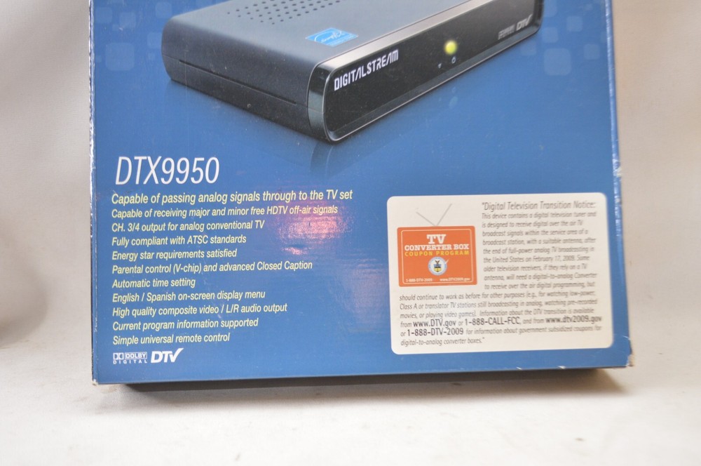 Digital Stream DTX9950 DTV Converter Box
