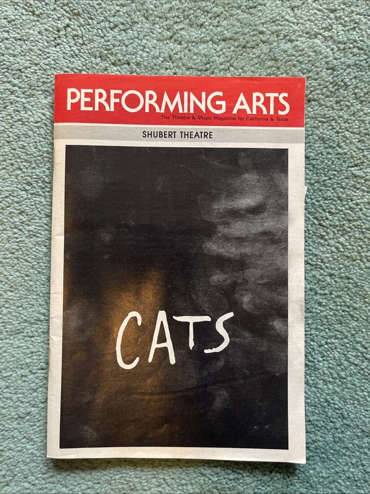 CATS Performing Arts Shubert Theatre Program