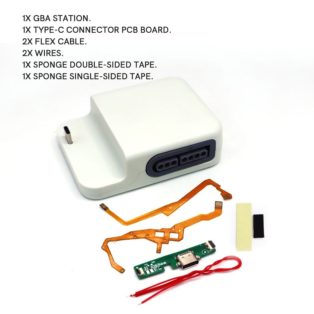 Type-C GBA Station Dock For Game Boy Advance Console GBA Controller Station Dock