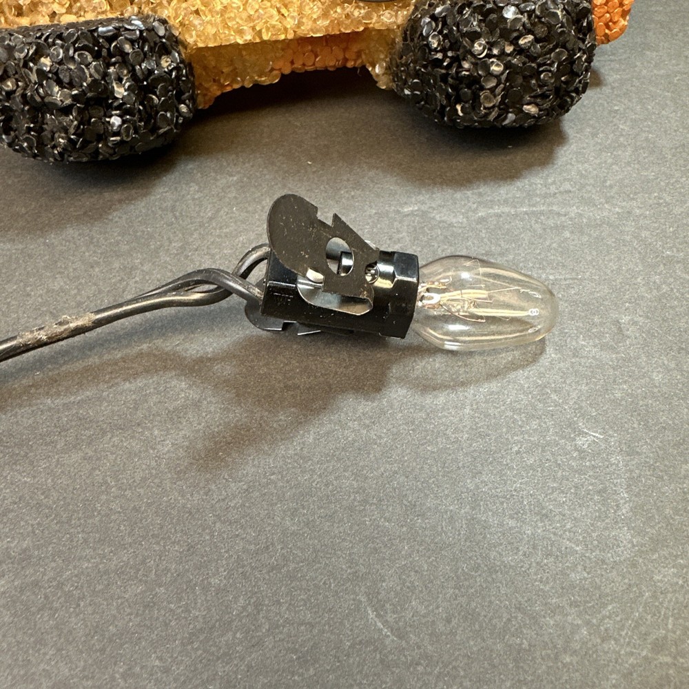 Melted Popcorn Plastic Jeep Night Light or Desk Lamp EUC