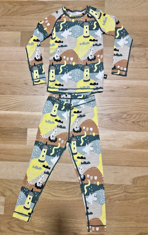 Reima Moomin Trivsam Base Layer Set - Size 5T / 110 cm