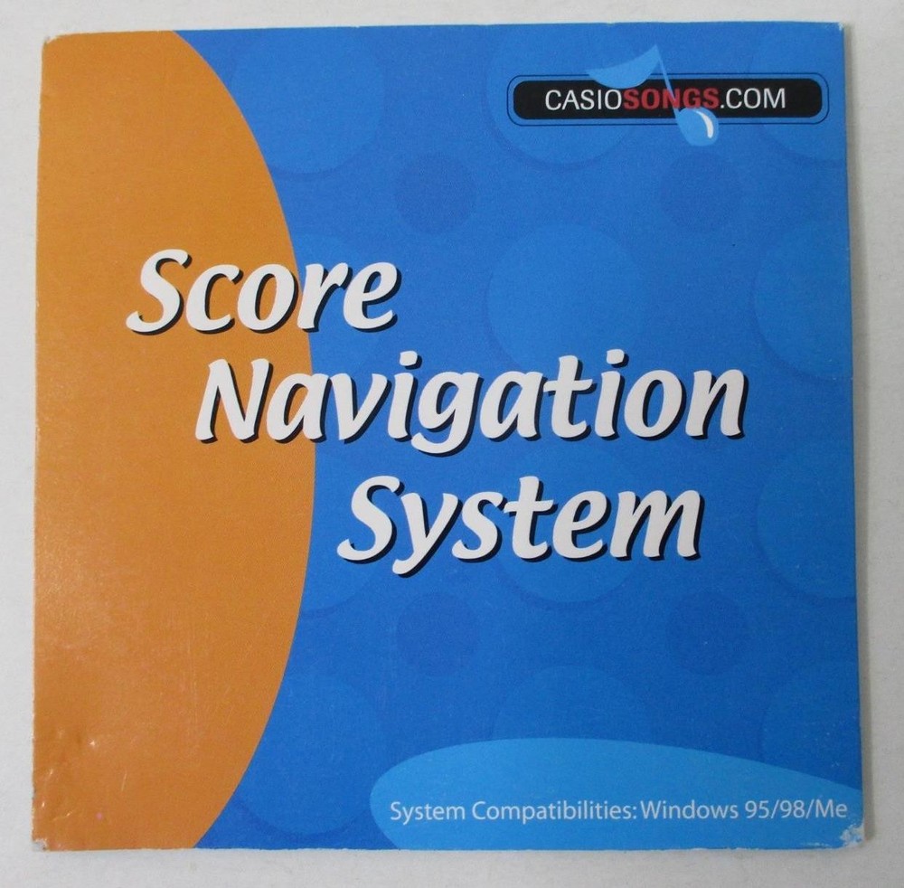 Score Navigation System; Casio (CD-ROM; Computer Software) For Windows 95/98/Me