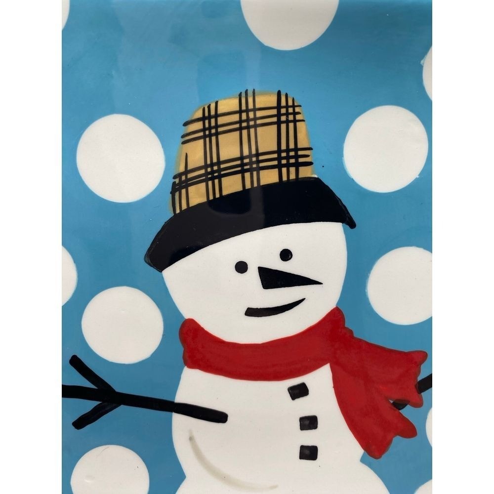 Snowman plates