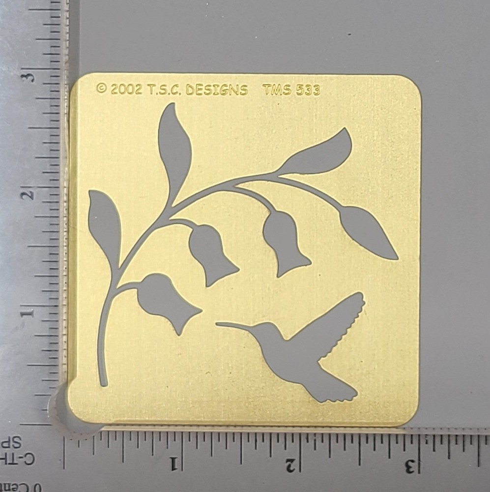 Metal Embossing Stencil, VARIOUS SMALL