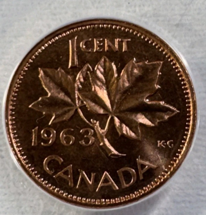 1963 Canada Small Cent Bronze BU UNCIRCULATED