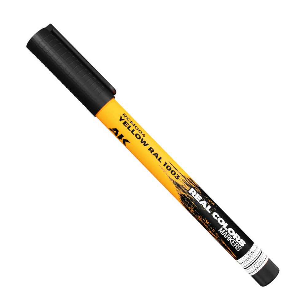 AK Interactive Acrylic Paint Marker Yellow RAL1003