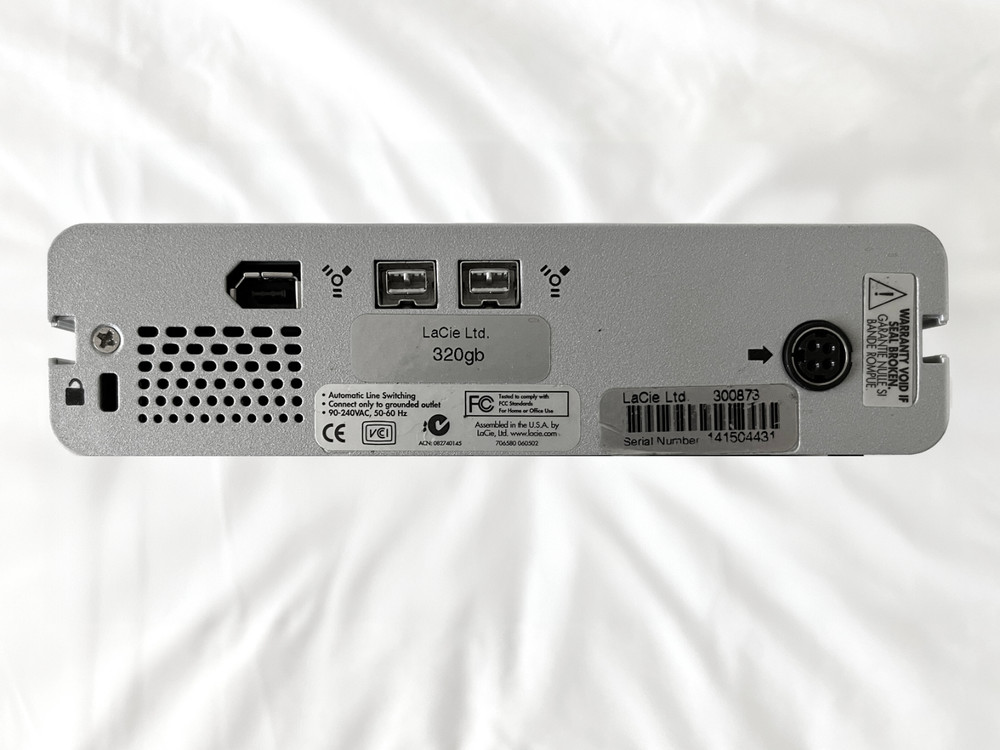 LACIE Automatic Line Switching 320GB EXTERNAL HARD DRIVE