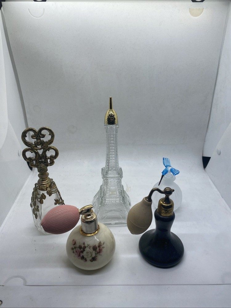 5 Vintage Perfume Bottles