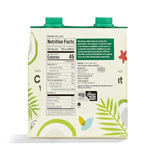 Organic Coconut Water Pulp Free