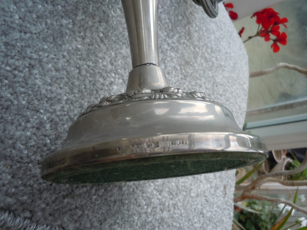 Silver Plated 3 arm Candelabra by Ianthe.