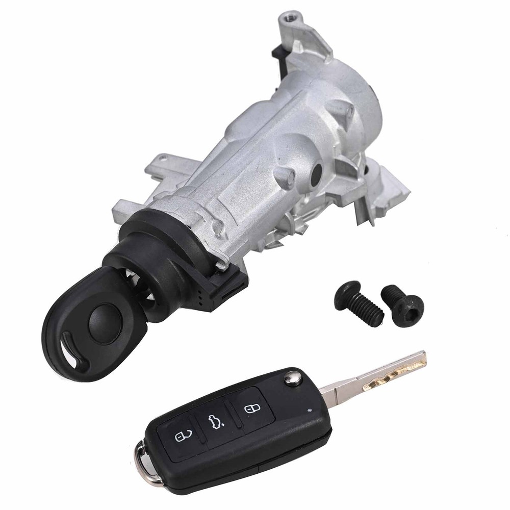 For VW Jetta 2006-2018 W/ Remote Control Key Shell Ignition Switch Lock Assembly