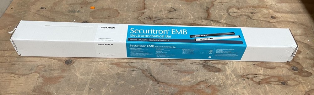 Securitron EMB Electromechanical Exit Bar – 36" / 42" / 48"