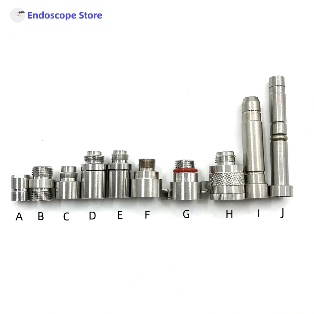 Rigid Endoscope Light Source Optical Fiber Interface Adapter Convert Connector
