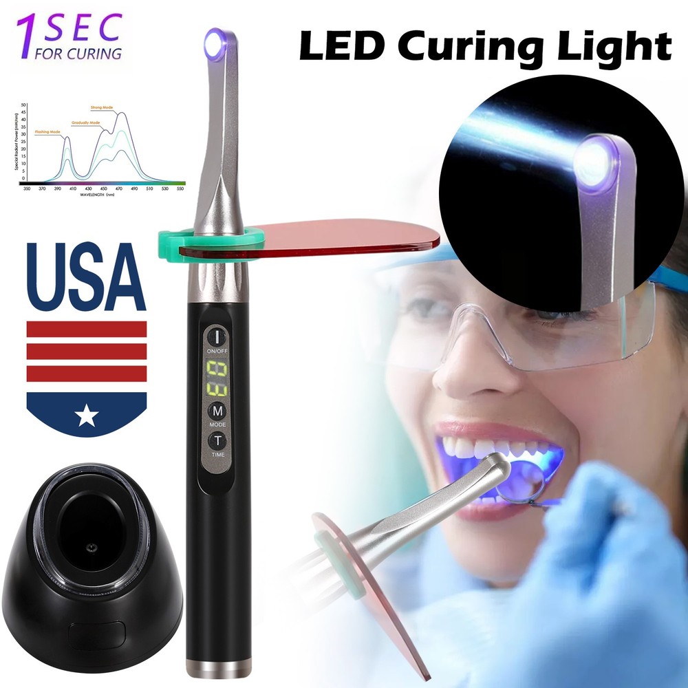 iLED Curing Light Dental Wireless Curing Lamp 2500mw/c㎡