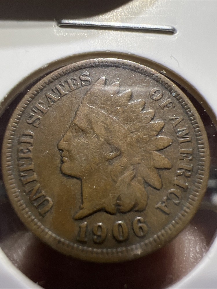 1906 Indian Head Cent Penny 1¢