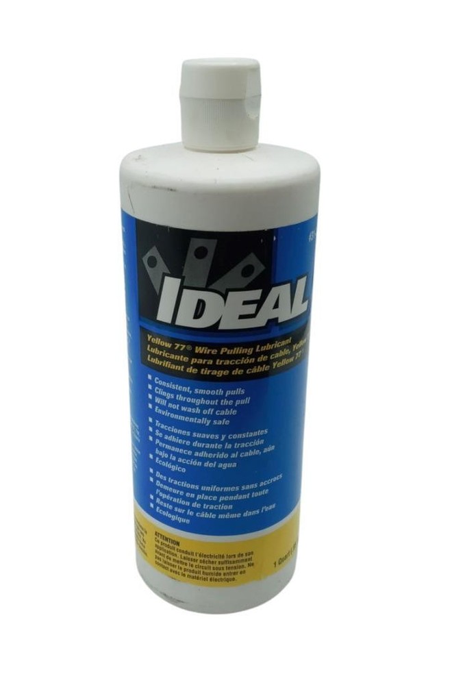 IDEAL 31-358 Yellow 77 Wire Pulling Lubricant 1 Quart (.95L)