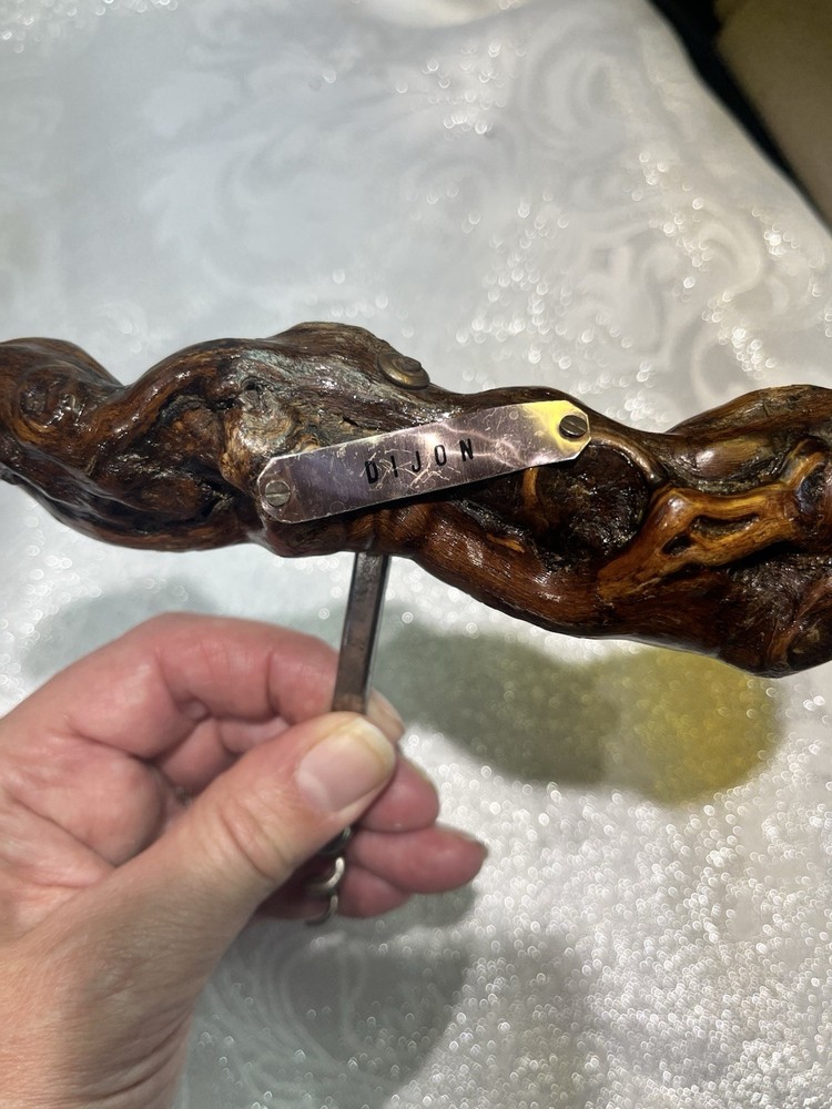 Vintage French grape vine Handle Corkscrew Dijon
