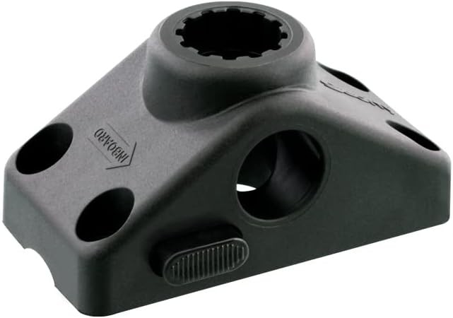 Scotty #241L-BK Locking Side Deck Mounting Bracket, Black, Standard, Black