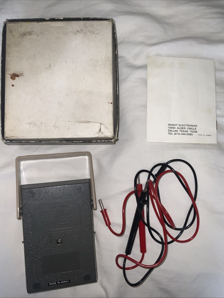 Vtg Knight Electronics Multi-tester Voltmeter HM-102BZ